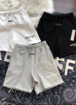 Шорти чоловічі essentials есентіалс, білий 3xl
