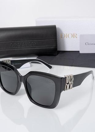 Сонцезахисні брендові жіночі окуляри dior (0622) чорні