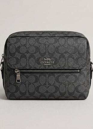 Мужская горизонтальная брендовая сумка coach (2514)