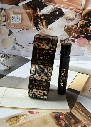 Пробник оригинал trussardi musc noir perfume enhancer