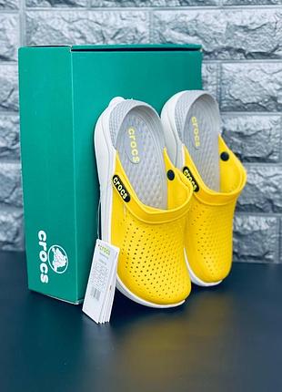 Crocs literide підліткові жіночі 34 розмір жовті крокси розмір 34-35 знижена ціна остання пара