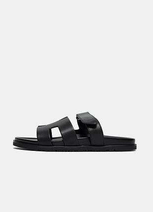 Нermes chepre black leather
