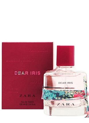 Парфумована вода для жінок zara dear iris 100 ml оригінал зара остання одиниця