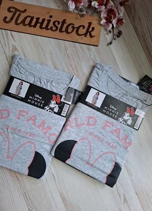 Ночная рубашка футболка удлиненная minnie от disney xs s