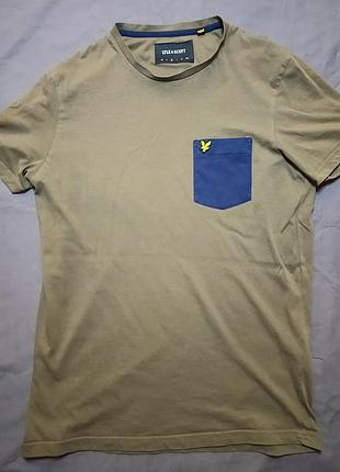 Футболка lyle scott m хаки в идельном состоянии