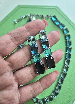 Колье и серьги swarovski millenia