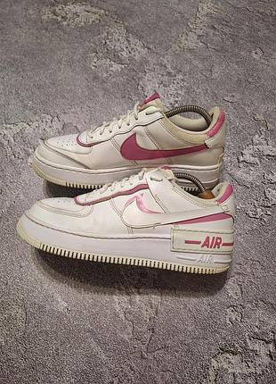 Кросівки nike air force 1 shadow white pink оригінал — розмір 42 (27 см)