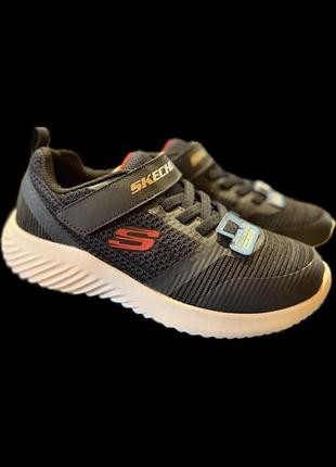 Кросівки дитячі skechers snickers сині 98302l-nvbk