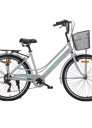 Велосипед spark city belle (колеса - 26", алюминиевая рама - 17") серый