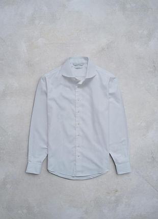 Белая классическая рубашка suitsupply × boggi