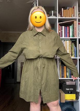 Жіноче плаття хакі кольору boohoo