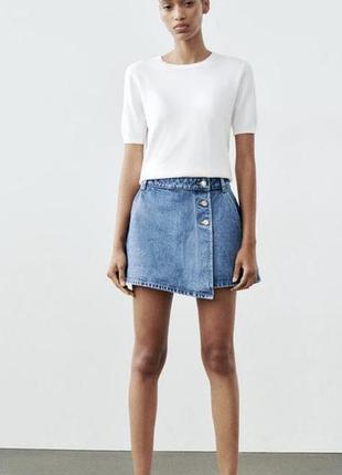 Шорти юбка  zara джинс 100% !