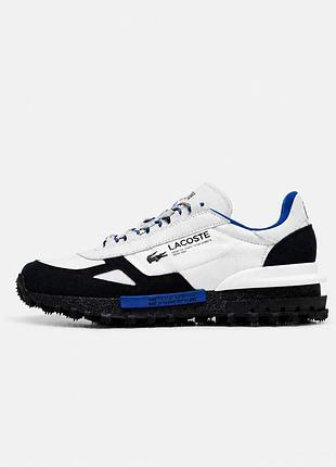 Чоловічі кросівки лакоста стильні повсякденні lacoste elite active t 43