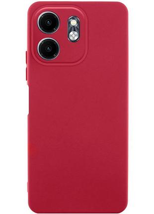 Чохол tpu getman liquid silk full camera для xiaomi redmi note 15 pro 4g червоний / dark red