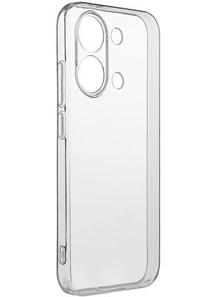 Чохол tpu transparent 1.5 мм із захистом камери для xiaomi poco x8 pro max, прозорий захисний кейс безбарвний