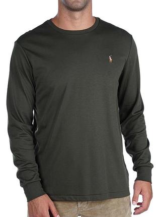 Тонка кофта лонглів polo ralph lauren хакі