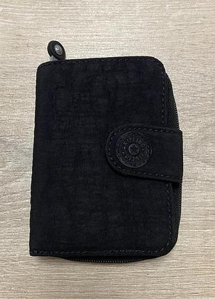 Кошелек kipling new money оригинал черный нейлоновый портмоне
