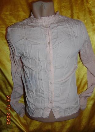 Стильна фірмова нарядна блузка сорочка бренд .bershka бершка .xs-s.4 фото