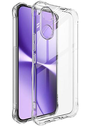 Tpu чехол getman ease logo усиленные углы full camera для xiaomi poco x8 pro бесцветный (прозрачный)