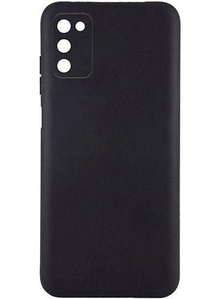 Чехол tpu epik black full camera для samsung galaxy a03s черный