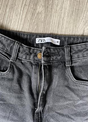 Джинси zara denim жіночі чорного кольору🖤