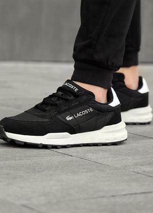 Чоловічі кросівки лакоста стильні повсякденні lacoste elite active evo 42