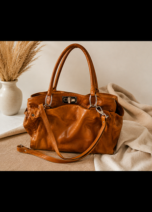 Gianni chiarini firenze оригинальная итальянская сумка из натуральной кожи.