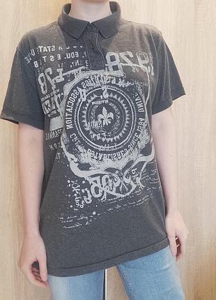 👕 футболка сіра xl 60% бавовна літо весна
