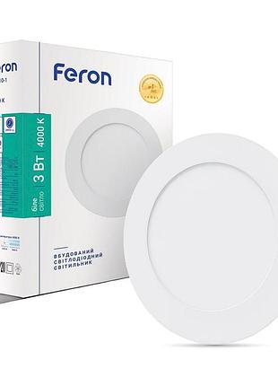 Светодиодный светильник feron al510-1 3вт 4000k