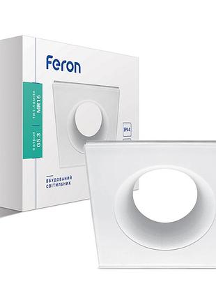 Встроенный светильник feron dl8920 под лампу белый