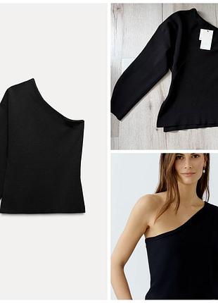 Продам трикотажний топ на одне плече від zara