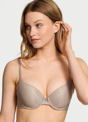 Бюстгальтер victoria's secret (192691384194) perfect shape push-up bra 80c серый