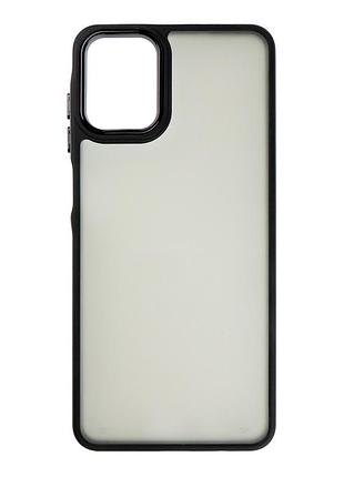 Чохол space ii кольоровий бампер matte для samsung galaxy a07 black