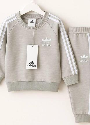Дитячий утеплений спортивний костюм adidas оригінал, 104-140 110