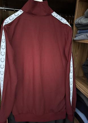 Кофта fred perry бордова 2