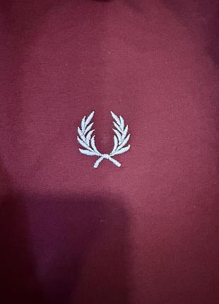 Кофта fred perry бордова 3