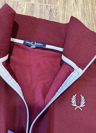 Кофта fred perry бордова 4