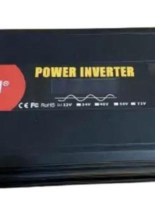 Преобразователь напряжения agm 12v → 220v 4500w чистая синусоида с lcd-дисплеем | преобразователь напряжения agm 12v → 220v 4500w чистый синус