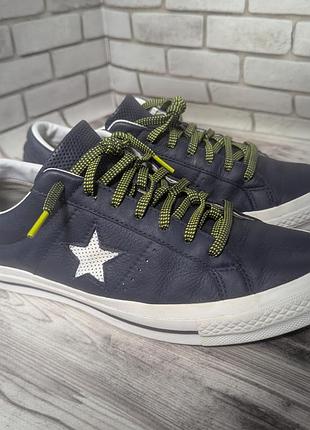 Кожаные кроссовки converse, размер 44