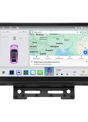 Штатна магнітола lesko для geely emgrand 7 i 2016-2018 екран 9" 4/64 qled carplay 4g wi-fi gps 360 prime