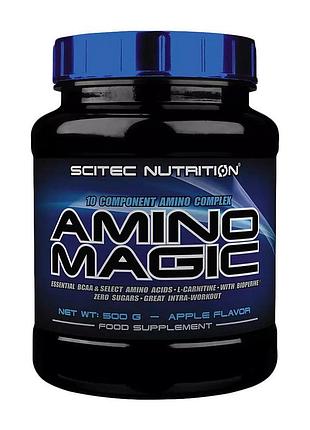 Амінокислоти scitec nutrition amino magic 500 г apple | для відновлення м'язів