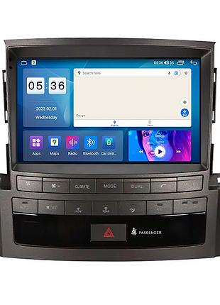 Штатна магнітола lesko для lexus lx iii 2007-2012 екран 9" 2/32 gb carplay 4g wi-fi gps prime