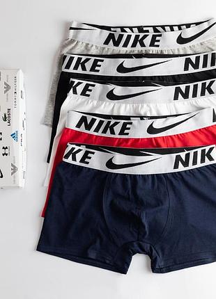 Мужские трусы известных брендов nike качественный набор нижнего белья для мужчин комплект боксеров xxxl