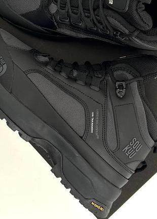 Мужские кроссовки the north face x soukuu glenclyffe fur черные теплые кроссы с мехом на зиму зе норс фейс х суку гленклифф фур