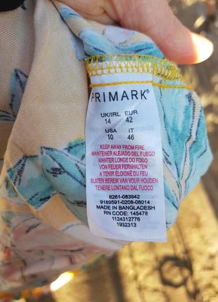 Яркая летняя блуза primark4 фото