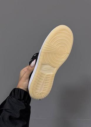 💕 жіночі кросівки air jordan retro 1 low | black / pink premium (8) 3