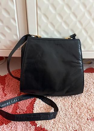 Шикарная винтажная кожаная сумка bally/100%кожа 4