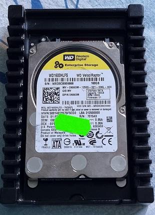100% hdd 2.5 160 гб wd velociraptor 10000 99.5/101 жесткий диск wd1600hlfs-75g6u1 western digital 3.5