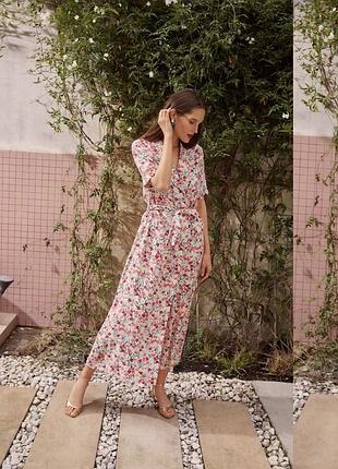 Довга літня сукня 100% віскоза des petits hauts
