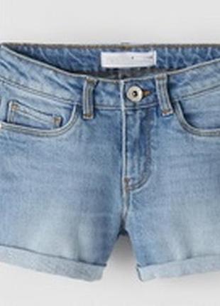 Підліткові шорти  zara зара джинс джинсові р. 164